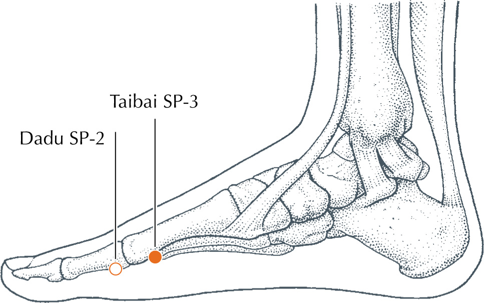 نقطه sp3 در طب سوزنی